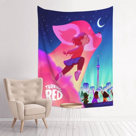 Turning R-e Tapestry Anime Poster Large Background Wall Art Bedroom Wall Decor for Birthday Party