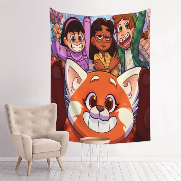 Turning R-e Tapestry Anime Poster Large Background Wall Art Bedroom Wall Decor for Birthday Party