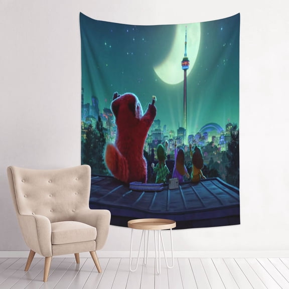 Turning R-e Tapestry Anime Poster Large Background Wall Art Bedroom Wall Decor for Birthday Party