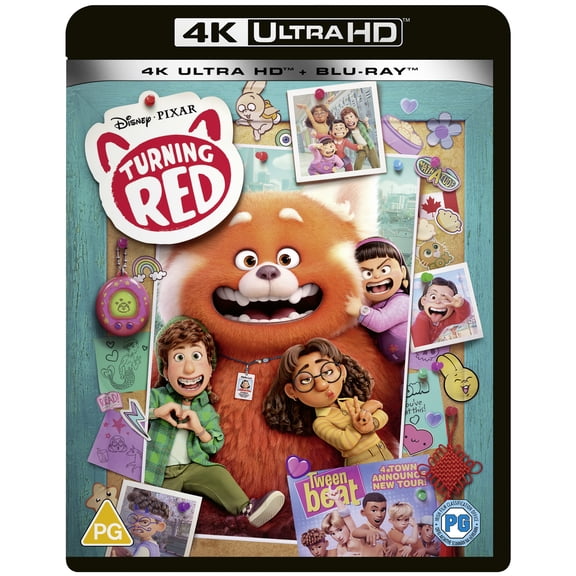 Turning Red (4K Ultra HD) Rosalie Chiang Sandra Oh Ava Morse Hyein Park Maitreyi Ramakrishnan