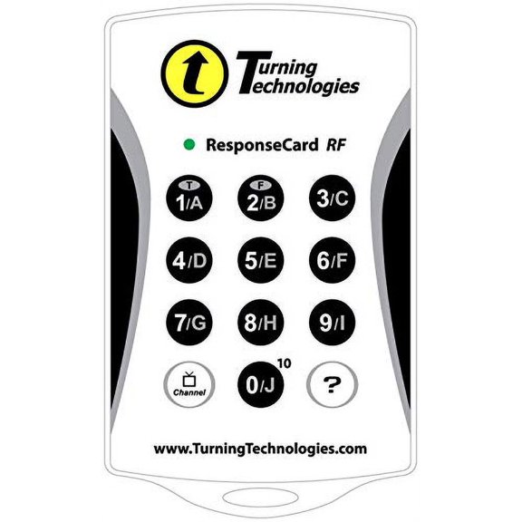 Turning Technologies Response Card RF Clicker