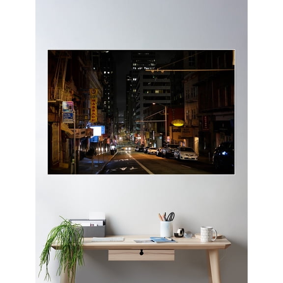 Turning The Corner Poster Wall Art, Modern Wall Decor For Living Room Bedroom, 16x24 UNFRAMED