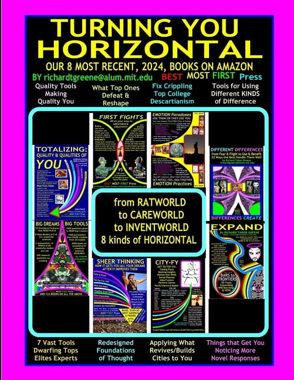 Turning You Horizontal: a Guide and Best Pieces from our 8 Most Recent (2024) Books on Amazon, (Paperback)