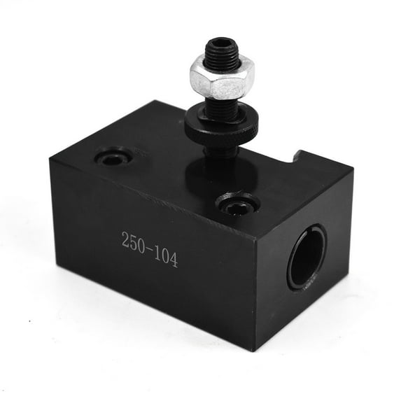 Turning and Facing Tool Holder, AXA #4 250-104 Quick Change Tool Post for 5/8 in Turning Tools, Lathe Turning Tool Holder