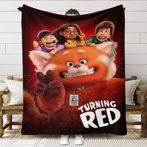 Turning red Throw Blanket Gifts for Fans Lover Girls Boys Women Present Hoodie Him Bed 40"x50"