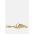 thumbnail image 1 of Turnon Velvet Diamante Detail Flat Mules, 1 of 11
