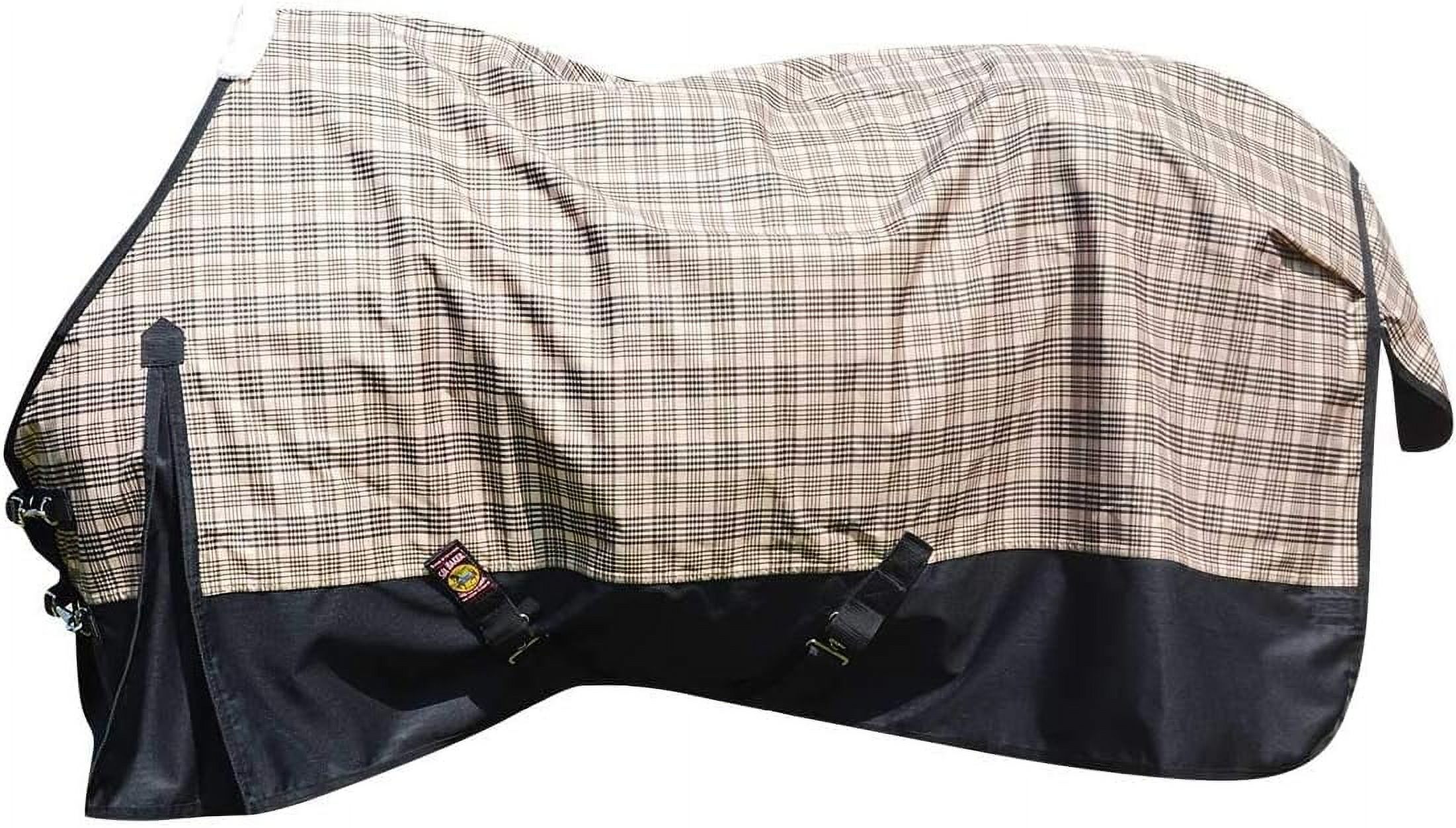 Turnout Sheet For Horses Black Label Size 84 Plaid