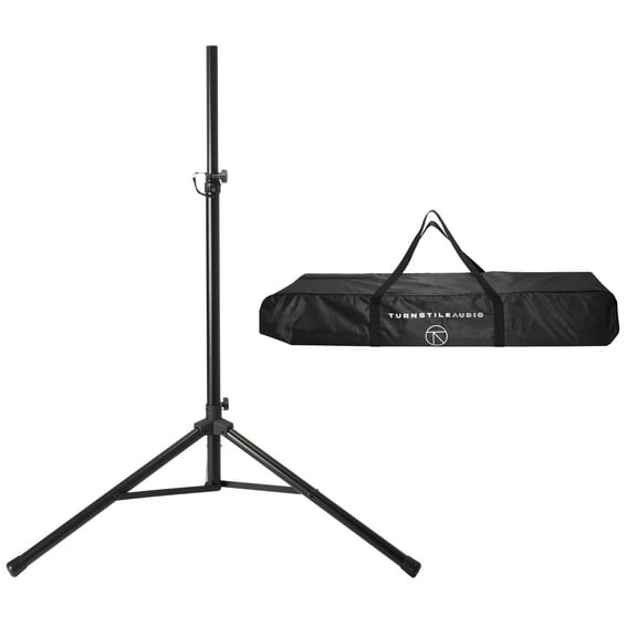 Turnstile Audio Height-Adjustable Speaker Stand with Carry Bag