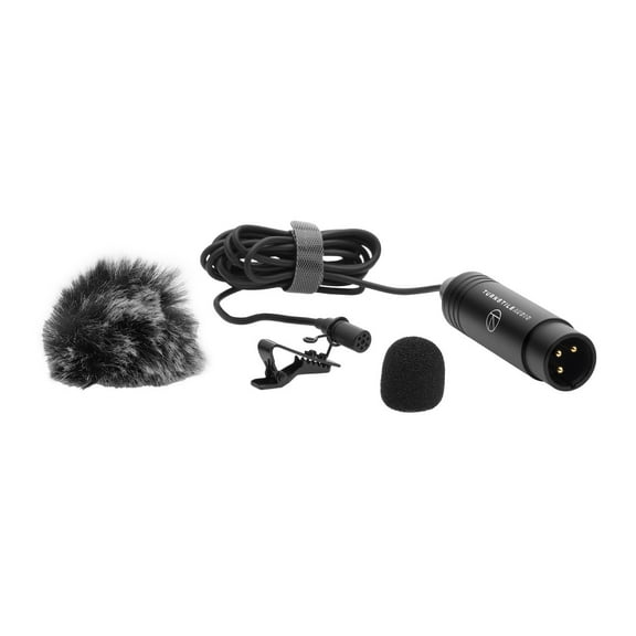 Turnstile Audio Station Series TASL300 XLR Omnidirectional Electret Condenser Lavalier Microphone, for Filming, Podcast, Livestream, Interviews, or YouTube Recording