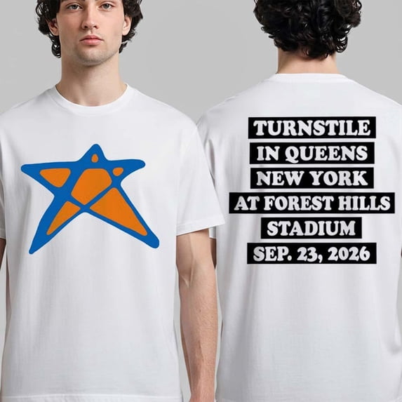 Turnstile Queens New York 2026 Shirt Forest Hills Stadium Concert Tee ...