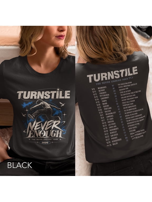 Turnstile Tour 2026 T-Shirt, Turnstile Band Tee, Alternative Rock Gift