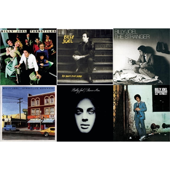 Turnstiles & Streetlife Serenade & An Innocent Man & 52Nd Street & Piano Man & Stranger [CD Bundle]