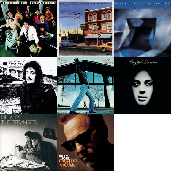 Turnstiles & Streetlife Serenade & Bridge & Cold Spring Harbor & Glass Houses & Piano Man & Stranger & Greatest Hits Vol.3 [CD Bundle]