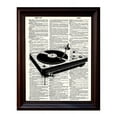 thumbnail image 1 of Turntable - Dictionary Art Print Printed On Authentic Vintage Dictionary Book Page - 8 x 10.5, 1 of 3
