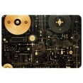 thumbnail image 1 of Turntable Modern Polyester Non-Slip Floor Rug Office Mat, Machine Washable Office Rugs, 1 of 6