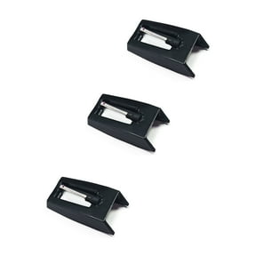 3 Pack Turntable Replacement Needles for Various Portable Suitcase Record Player, Turntables, LP, Phonograph - Black Limited Edition