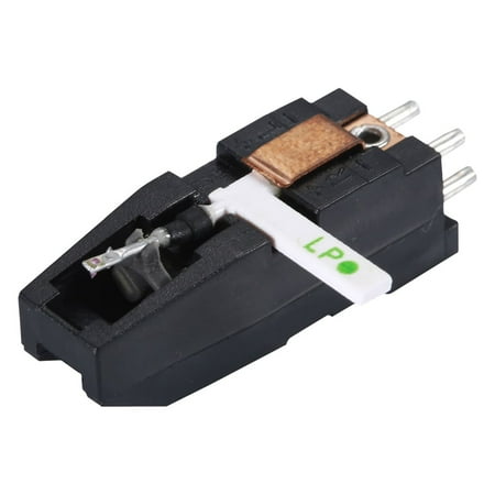 Turntable Phonograph Dual Stereo Cartridge with Red Dual Side Stylus for /78RPM Vinyl Record Player Accessory Replacement