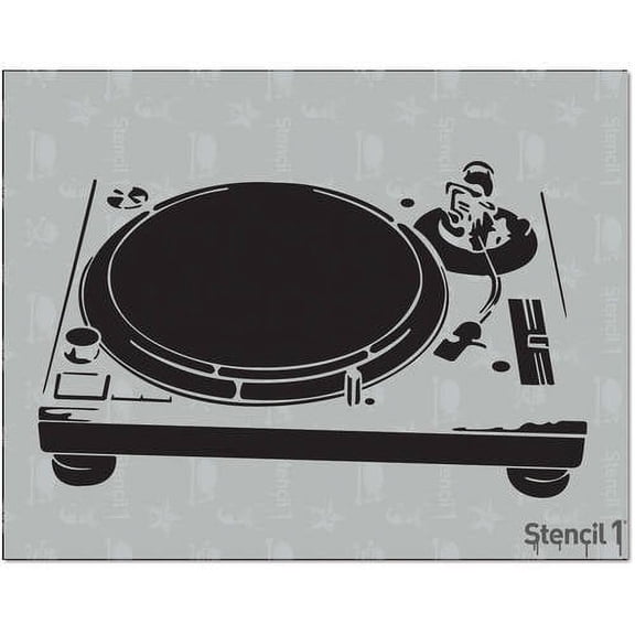 Turntable Stencil 8.5" x 11" Stencil