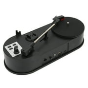 Turntable To MP3 Converter, Mini Vinyl Turntable Record Player 33/45 PRM Plug And Play 3.5mm Stereo Output For Home