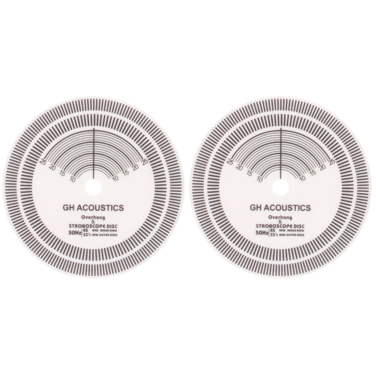 Turntables Calibration Disc Protractor Vinyl Records The White for CD