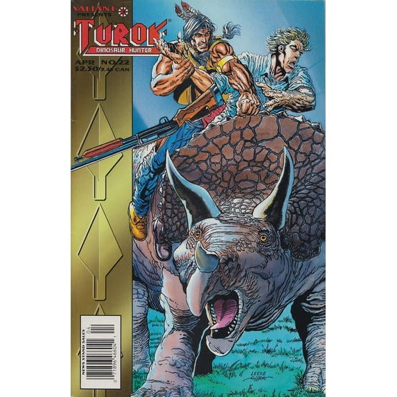 Turok, Dinosaur Hunter #22 (Newsstand) VF ; Valiant Comic Book