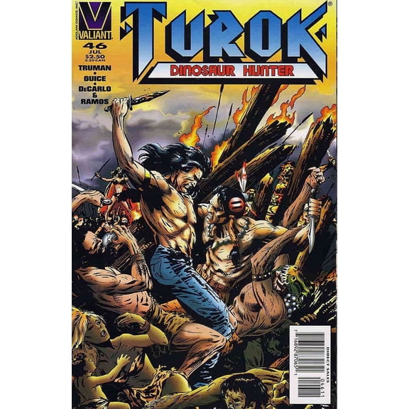 Turok, Dinosaur Hunter #46 VF ; Valiant Comic Book