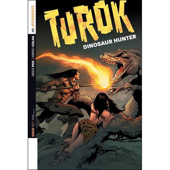 Turok: Dinosaur Hunter (Dynamite, Vol. 1) #1 (2nd) VF ; Dynamite Comic Book