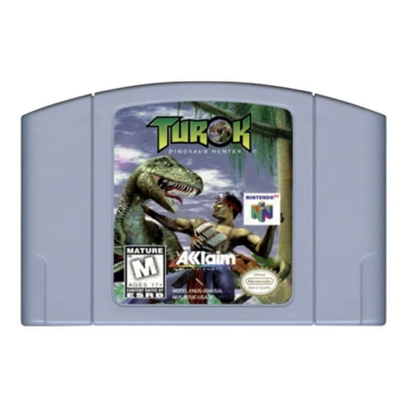 Turok:Dinosaur Hunter N64 Game Cartridges,US Version