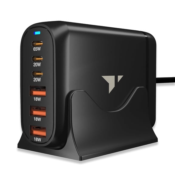 Turonic 120W Multi-Port USB-C Charger  Fast Charging for Laptops, Phones & Tablets