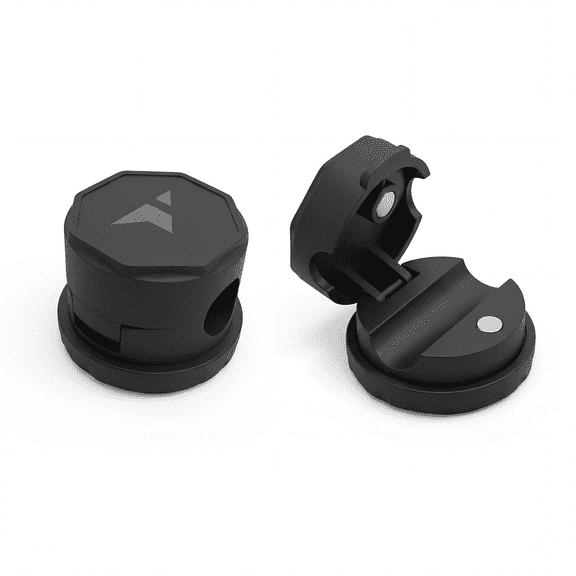 Turonic CC1 Rotatable Cable Clip Cord Holder, 6-Pack, Black