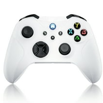 Turpow Wireless Xbox Controller Compatible with Xbox One/Xbox One S/Xbox One X/Xbox Series X/Xbox Series S, Gamepad Remote Controller Support Turbo/3.5mm Headphone Jack/Macro Functions (White)