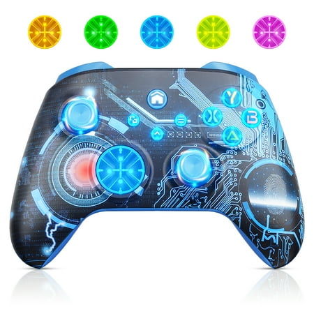 Turpow Xbox Wireless Controller for Xbox One, Xbox One X/S, Xbox Series X/S, Windows PC 10/11, Upgrade RGB Gaming Controller with Audio Jack/Turbo/Macro Function