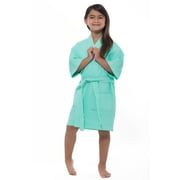 Turquaz Linen Kids Spa Party, Flower Girl Waffle Kimono Robe