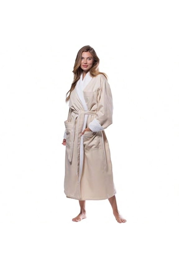 Turquaz Robes for Women - Luxury Plush Lined Bathrobe 100 Polyester Microterry Microfiber Cozy Elegant Womens Robe