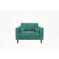 thumbnail image 1 of "Turquoise Anderson Chair - 1-Piece with Solid Wood Frame and Non-Slip Pads", 1 of 6