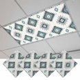 thumbnail image 1 of Turquoise Aztec Magnetic Fluorescent Light Covers for Ceiling Lights 2x4Ft, Bohemian Southwest Neutral Aesthetic Office Classroom Kitchen Drop Ceiling Light Covers Lighting Filters Shade Panel 4Packs, 1 of 9