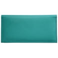 thumbnail image 1 of Turquoise Basic Leather Checkbook Cover, 1 of 6