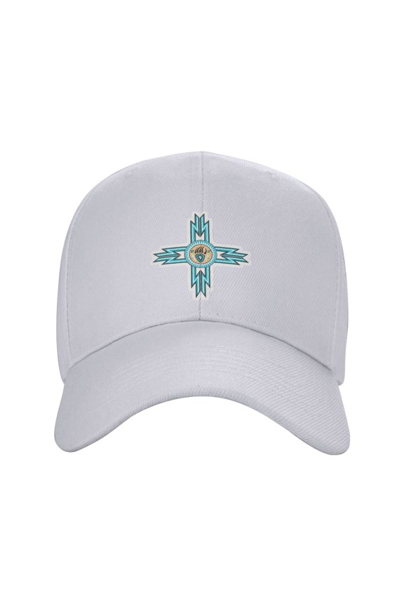 Turquoise Bear Paw Native American Sandwich Cap Unisex Adjustable Adult Baseball Caps Casquette Hats Flat Cap