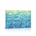 thumbnail image 1 of Turquoise Blue Teal Wall Art for Living Room,Canvas Picture Wall Decor for Bathroom Bedroom,Chic Stained Glass Texture Aesthetic Painting Artwork for Office Kitchen Hallway Dining Room Decor 20"x24", 1 of 8
