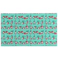 thumbnail image 1 of Turquoise Christmas Gnome Pattern Door Rugs,Washable Non Slip Door Mats Indoor,Decorative Door Mats,Entry Mat Indoor for Entrance,Bedroom,Kitchen,Bathroom,17"x30", 1 of 6