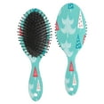 thumbnail image 1 of Turquoise Christmas Tree Pattern Hair Brush,Girls Detangling Hair Brush,Glide Through Tangles with Ease for Wet & Dry Hair,8.8"X2.8", 1 of 7