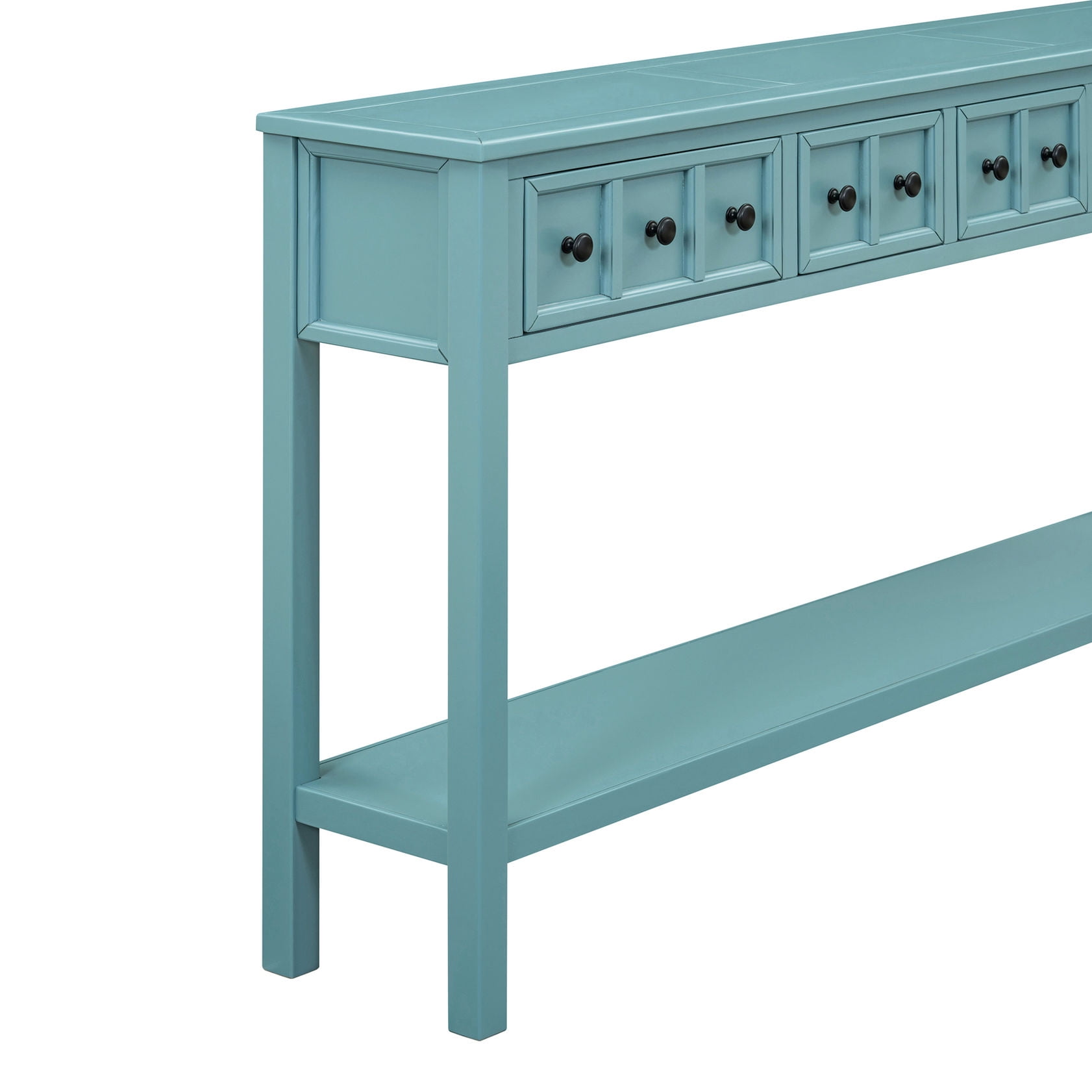 Turquoise Console Table for Space-Saving / Store Coffee Cups and Keys ...