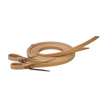 Turquoise Cross Skirting Leather Split Reins, Full, 7' Color: Light