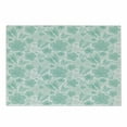 thumbnail image 1 of Turquoise Cutting Board, Flowers Butterflies Leaves Pattern Springtime Romantic Design Nature, Decorative Tempered Glass Cutting and Serving Board, Small Size, Turquoise Seafoam Pearl, by Ambesonne, 1 of 1