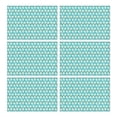thumbnail image 1 of Turquoise Daisy Flower Floral Pattern Summer Placemats Table Placemats Set Of 6-Linen Kitchen Washable Placemats Table Mats 11.8"x17.7" Non-Slip Heat Resistant, 1 of 5