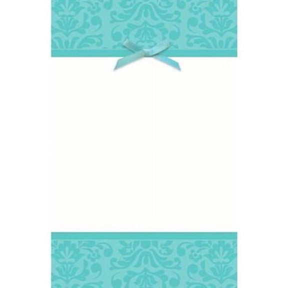 Various Damask Imprintable Invitations, 12 Count