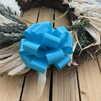 Turquoise Decorative Gift Pull Bows - 5" Wide, Set of 10, Easter, Wedding, Christmas, Birthday