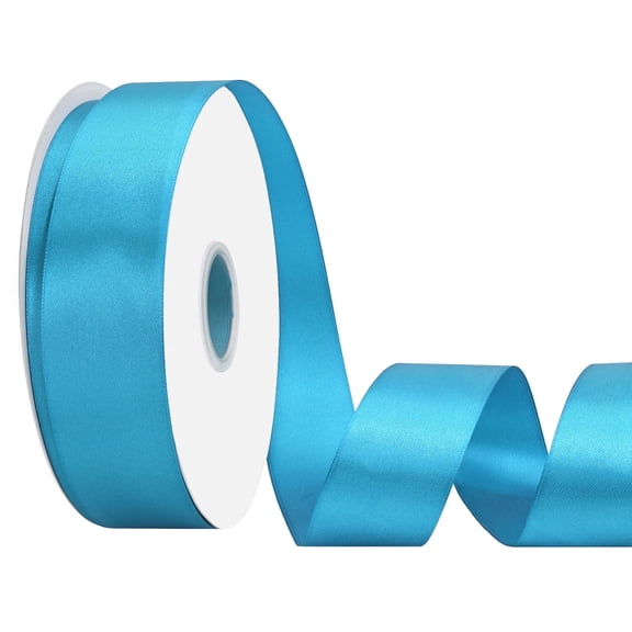 Turquoise Double Face Ribbon 1.5 Inch 100 Yards