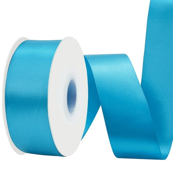 Turquoise Double Faced Satin Ribbon2 Inch X 50 Yards