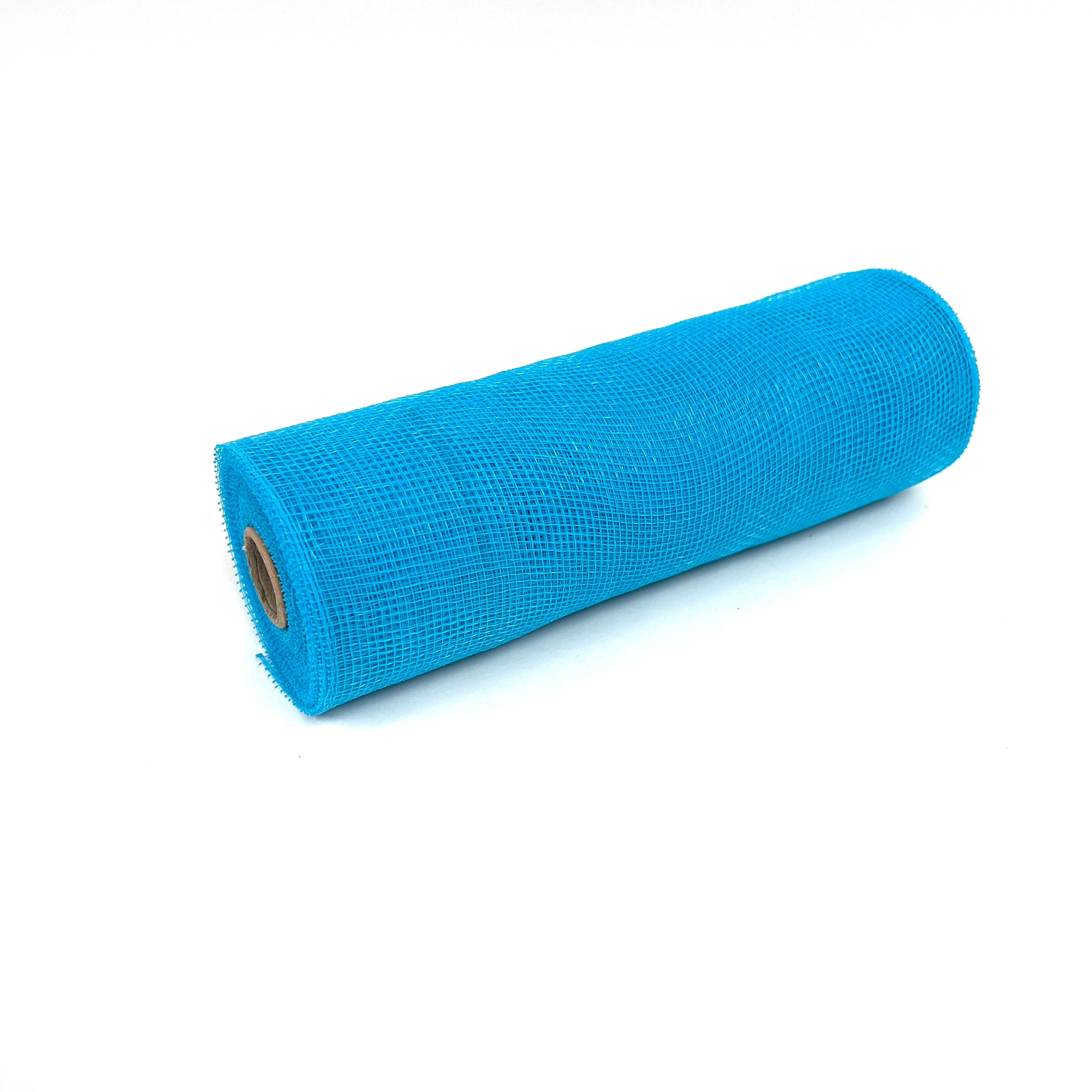 Turquoise Rectangular Poly Mesh Wrap for Outdoor Decorations